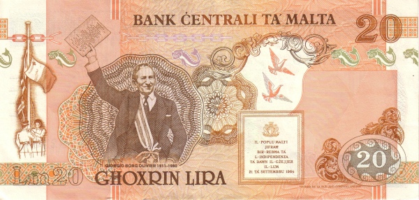 Яка валюта в Мальти?