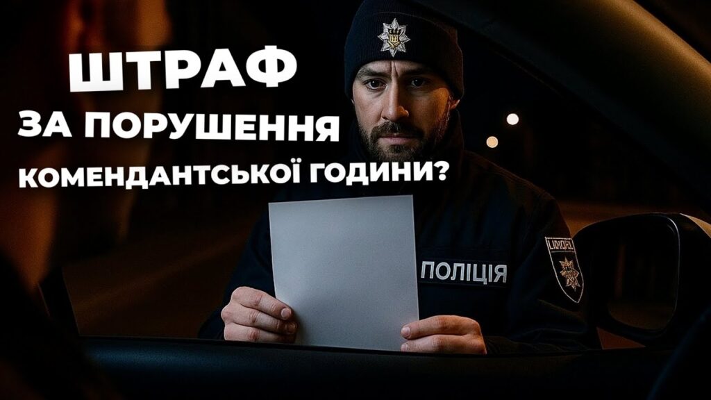 Чи загрожує штраф за порушення комендантської години в Україні?